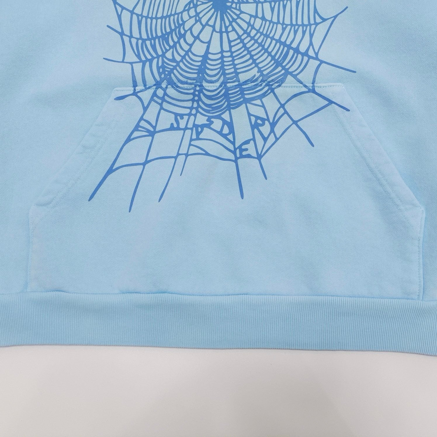 Sp5der Web Graphic Hoodie – Sky Blue