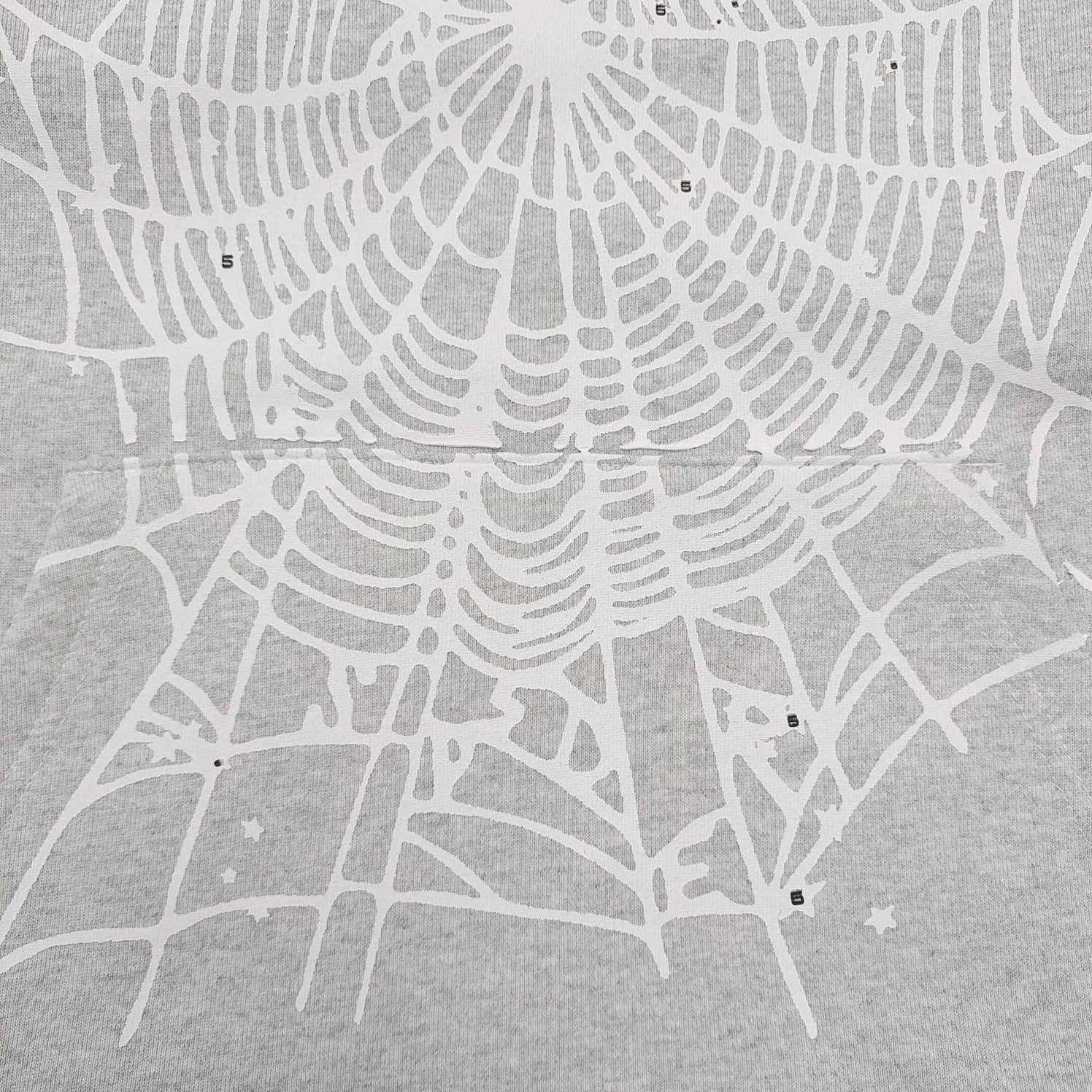 Sp5der Web Graphic Hoodie - Grey