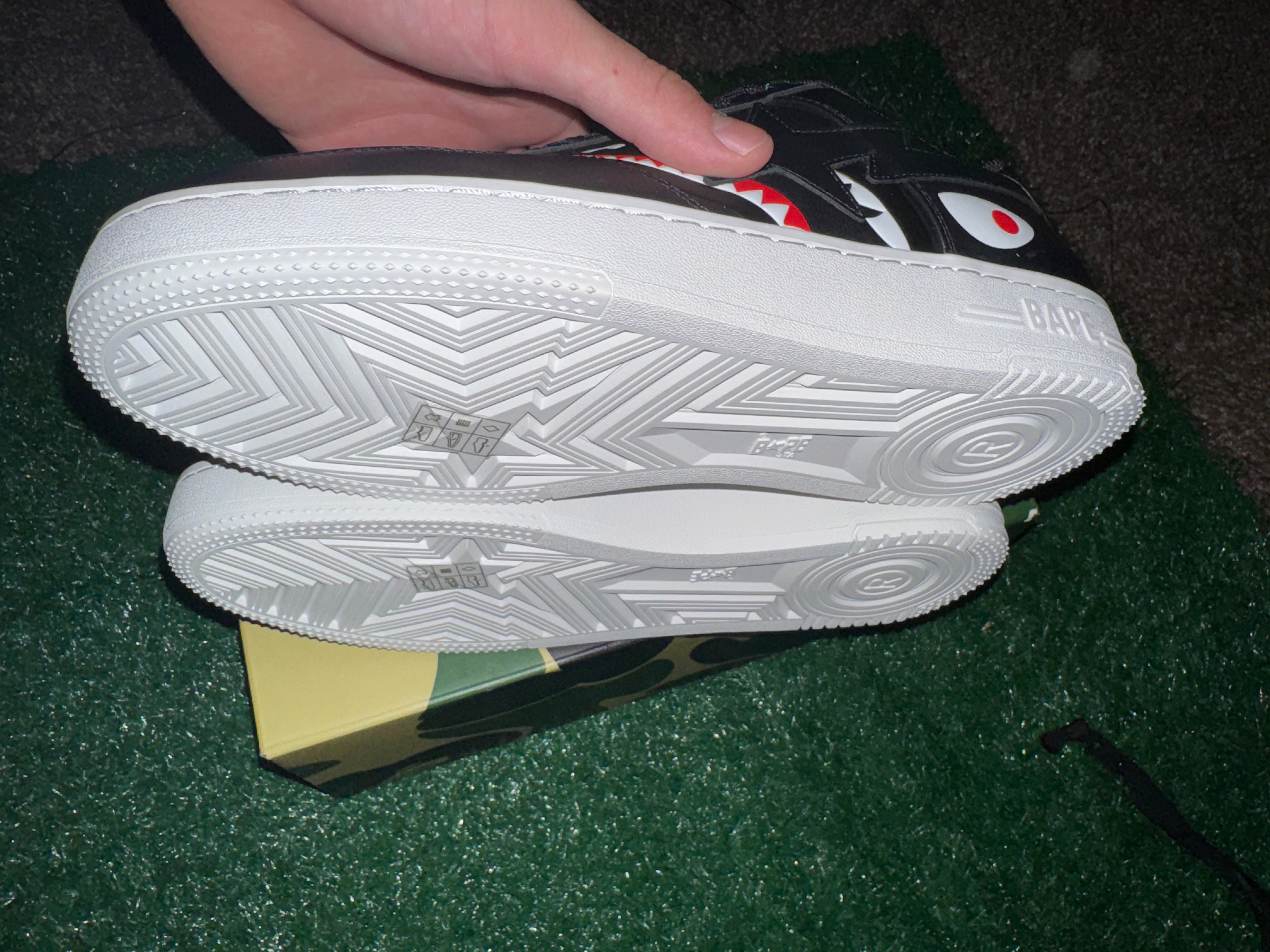 A Bathing Ape Bape Sta Low – Shark Pack Black (Size 11)