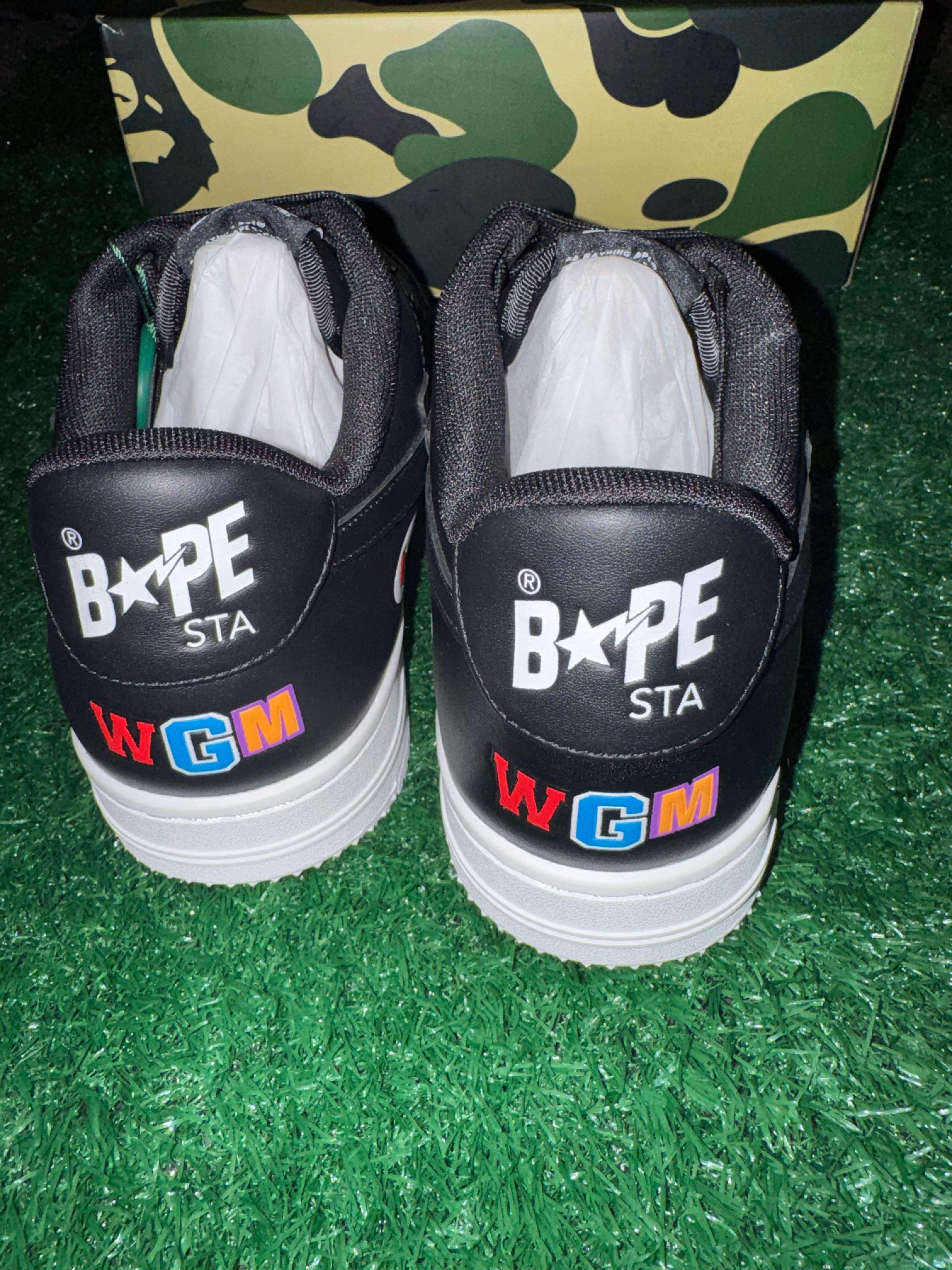 A Bathing Ape Bape Sta Low – Shark Pack Black (Size 11)