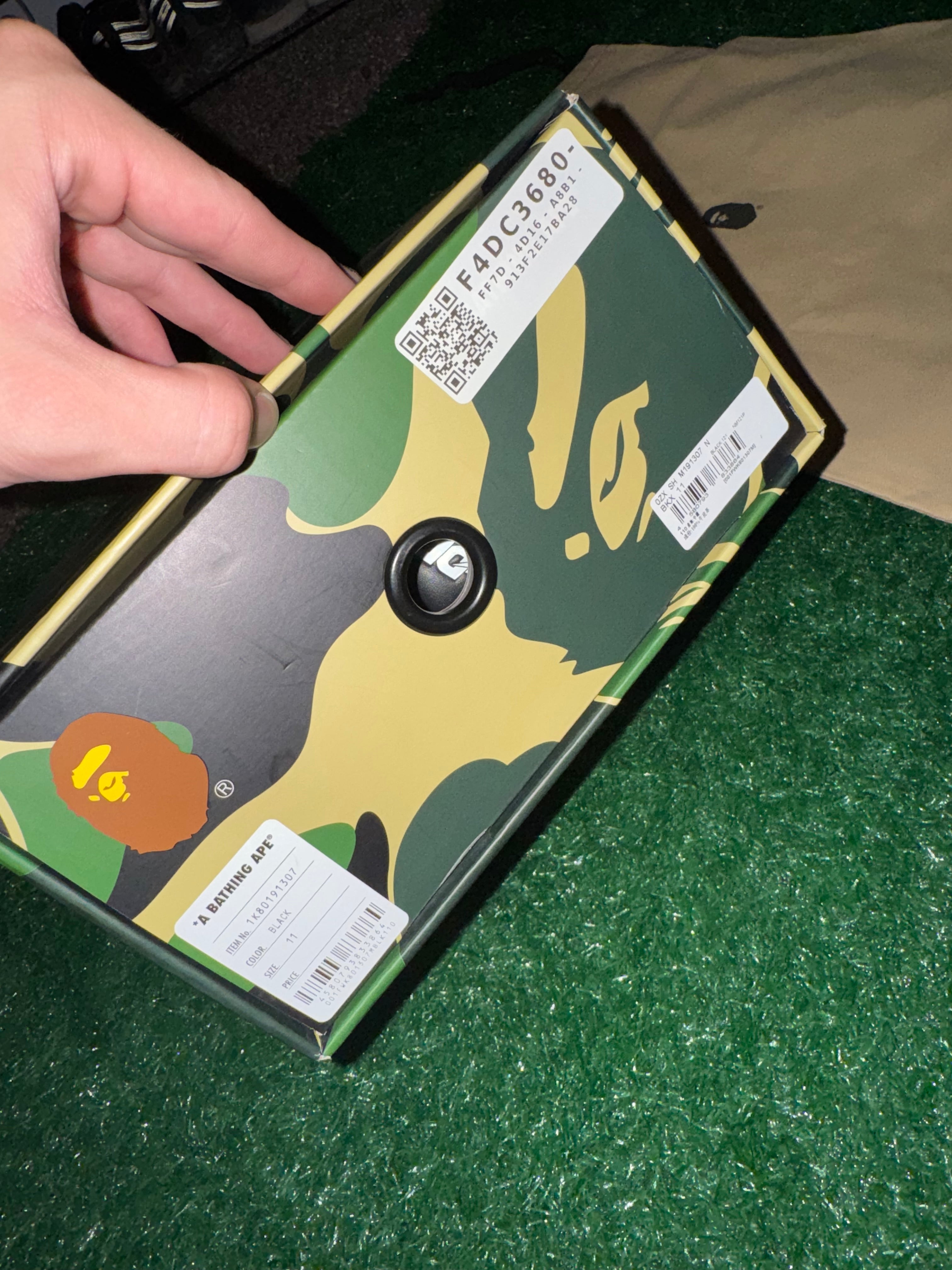 A Bathing Ape Bape Sta Low – Shark Pack Black (Size 11)