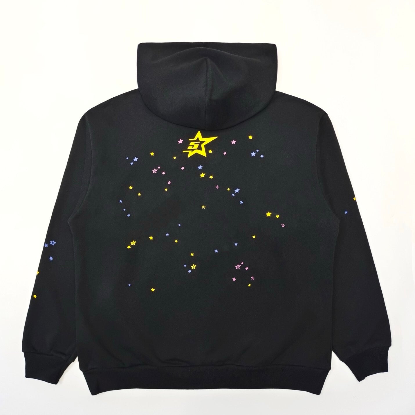 Sp5der “Nevermind the Punk” Hoodie- Black & Pink