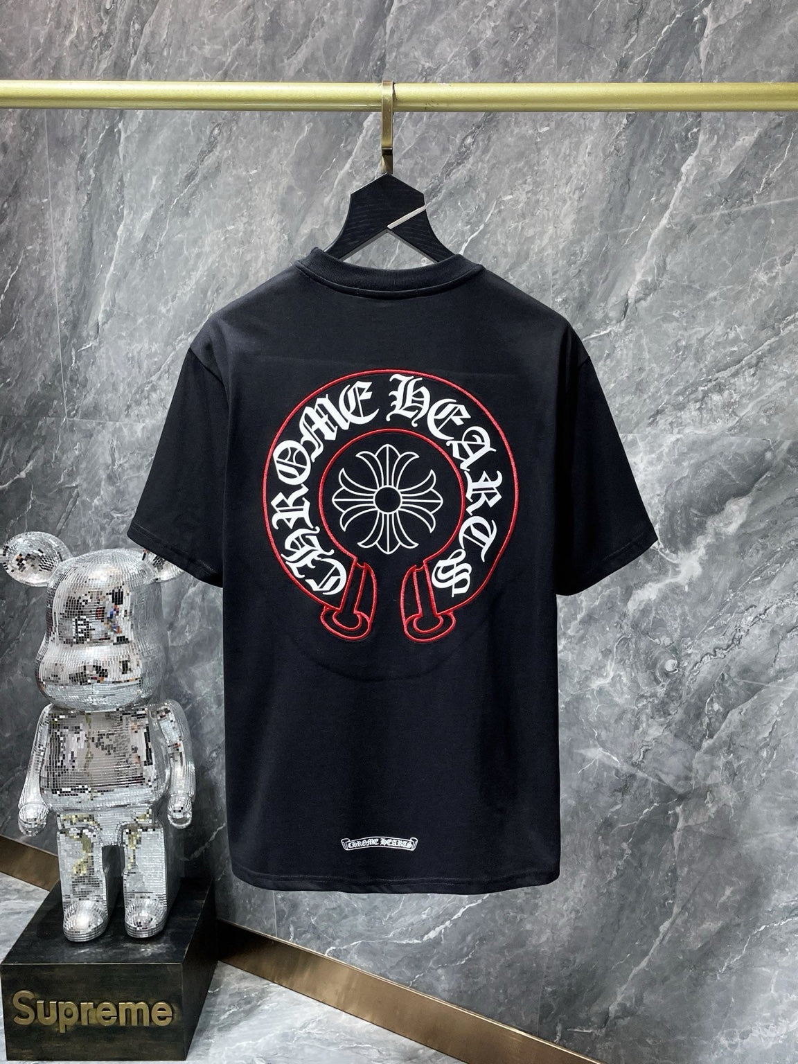 Chrome Hearts Black Horseshoe Tee